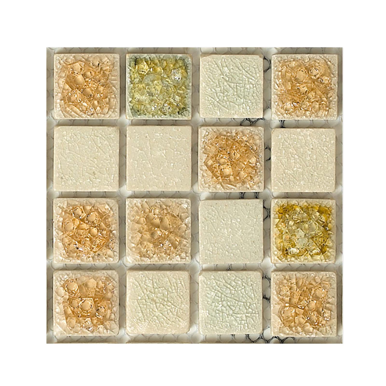 10-Pack Self-Adhesive PE Foam Wall Panels - Waterproof 3D Peel & Stick Wallpaper Tiles for Kitchen Backsplash, Living Room & Home Wall Decor - Easy DIY Installation for Modern Interior Design