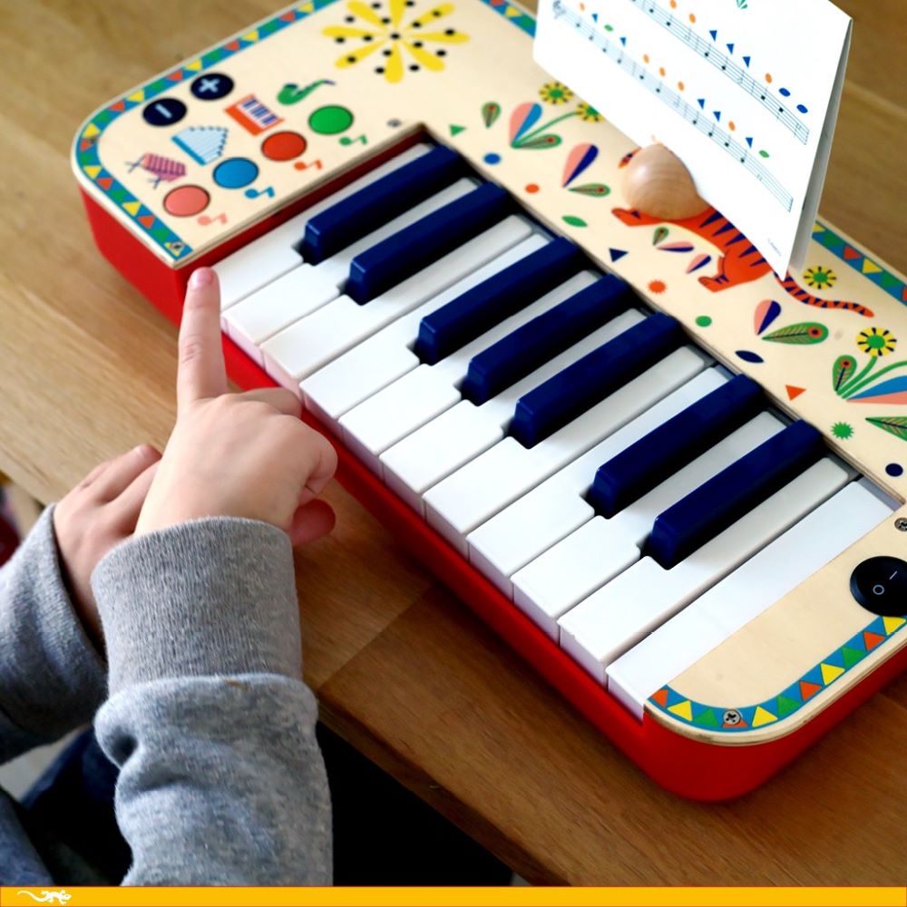 Best Djeco Animambo Synthesizer - Musical Keyboard Toy for Kids | Fun Learning & Creative Play | Perfect for Birthday Gifts & Early Childhood Music Education