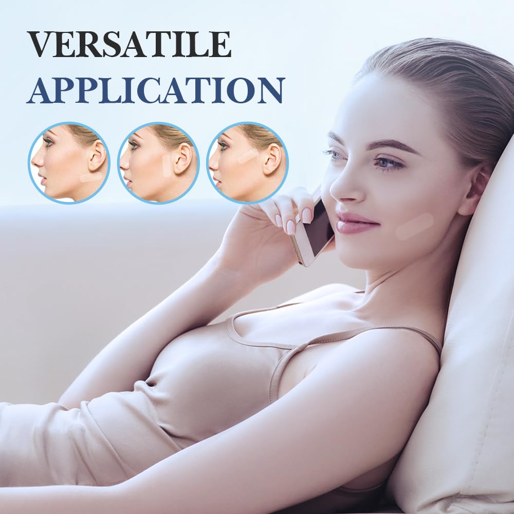 V-Face Lifting Invisible Adhesive Tape - 60Pcs Anti-Aging Face & Neck Tape for Sagging Skin & Double Chin - 2025 New Skin Tightening Solution - Perfect for Daily Use, Special Events & Photo Shoots