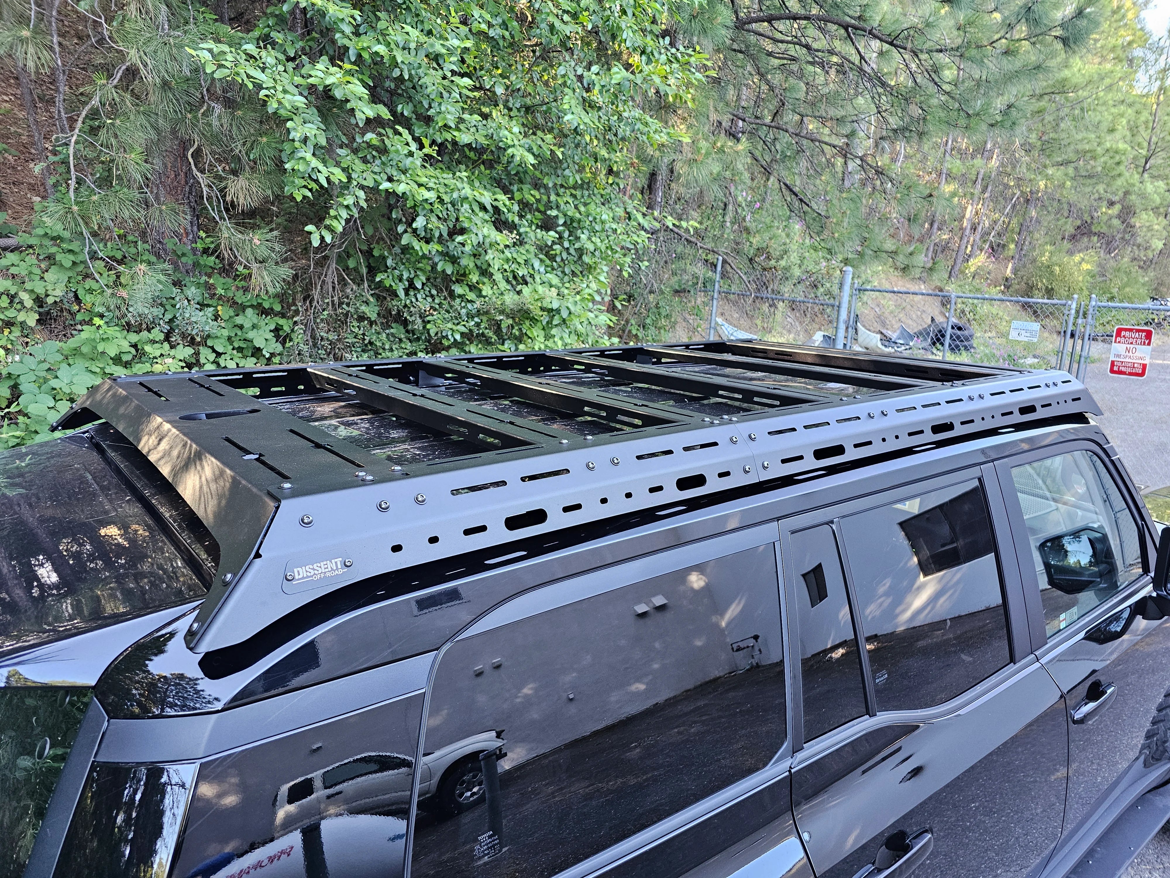 Dissent Off Road LC250 Aluminum Roof Rack for 2024+ Toyota Land Cruiser 250 - Heavy Duty Adventure Gear for Overlanding & Off-Roading