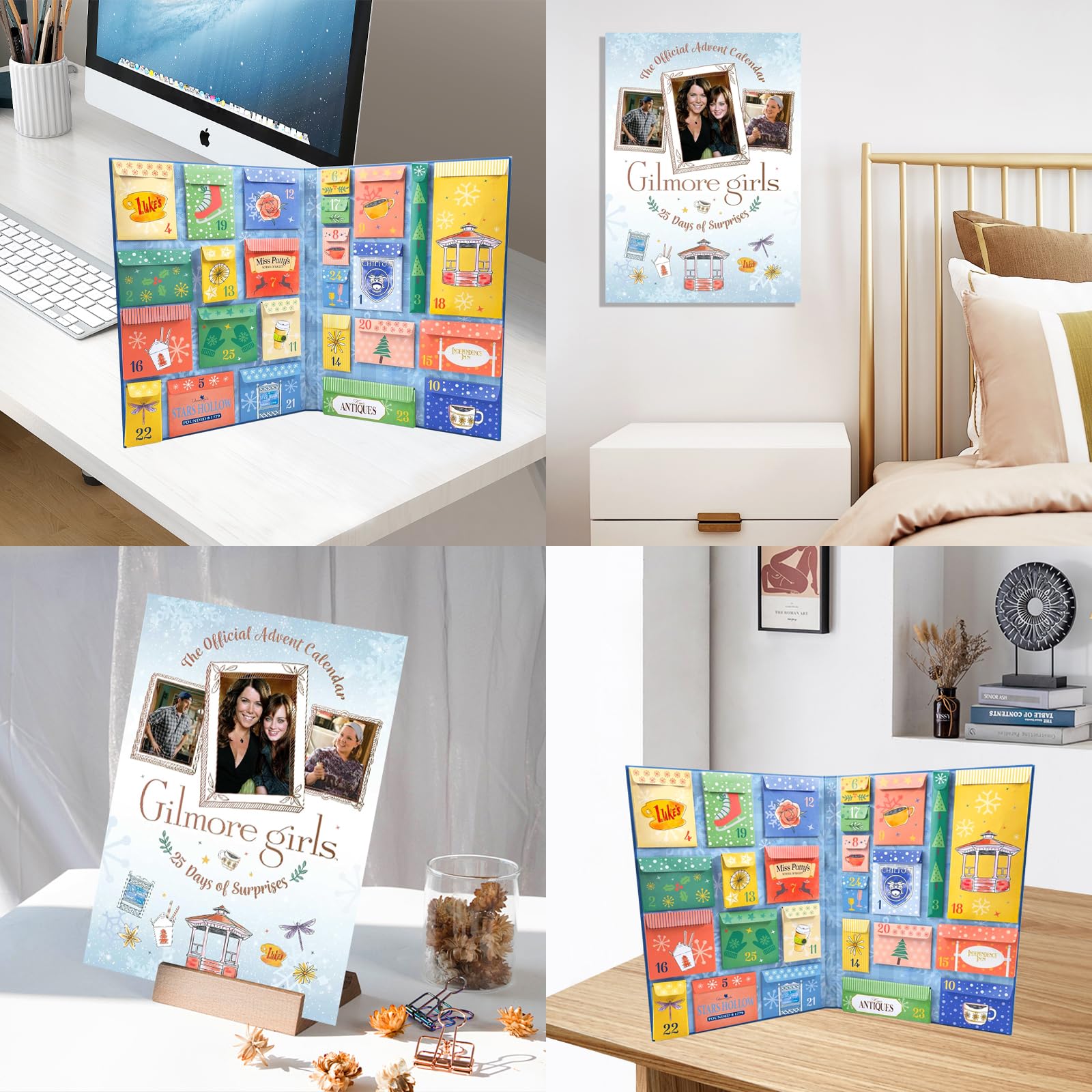 Gilmore Girls Advent Calendar 2024 - 24-Day Christmas Countdown Calendar with Surprise Gifts for Fans | Perfect Holiday Gift for Women, Girlfriends & Best Friends (Birthday, Christmas, Anniversary Present)
