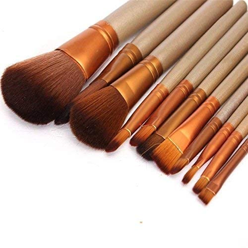FOZZBY 12Pcs Makeup Brush Set with Beauty Blender - for Professional & Home Makeup