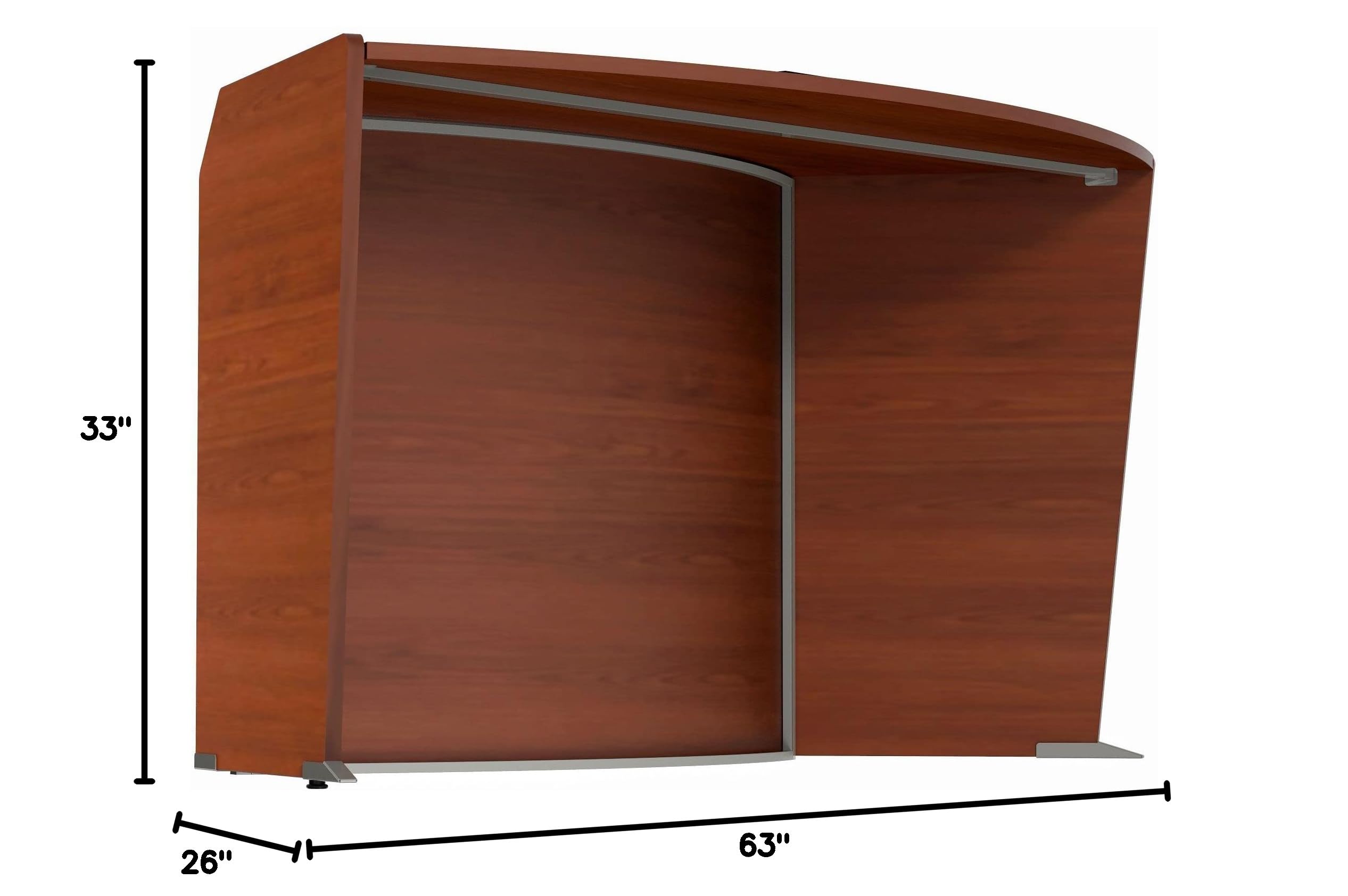 Linea Italia Modern Office Reception Desk - 63