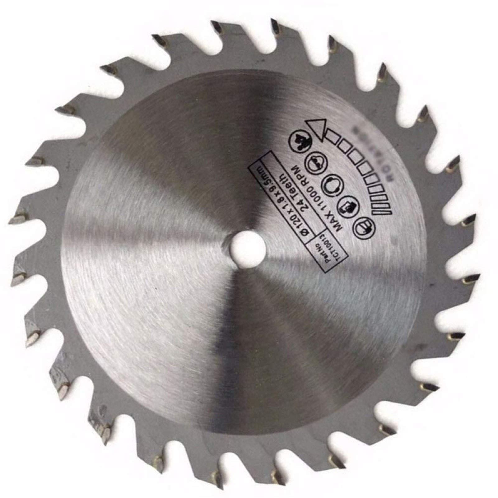 120mm 24T Carbide Circular Saw Blade - Wood Cutting Disc for DIY & Home Projects