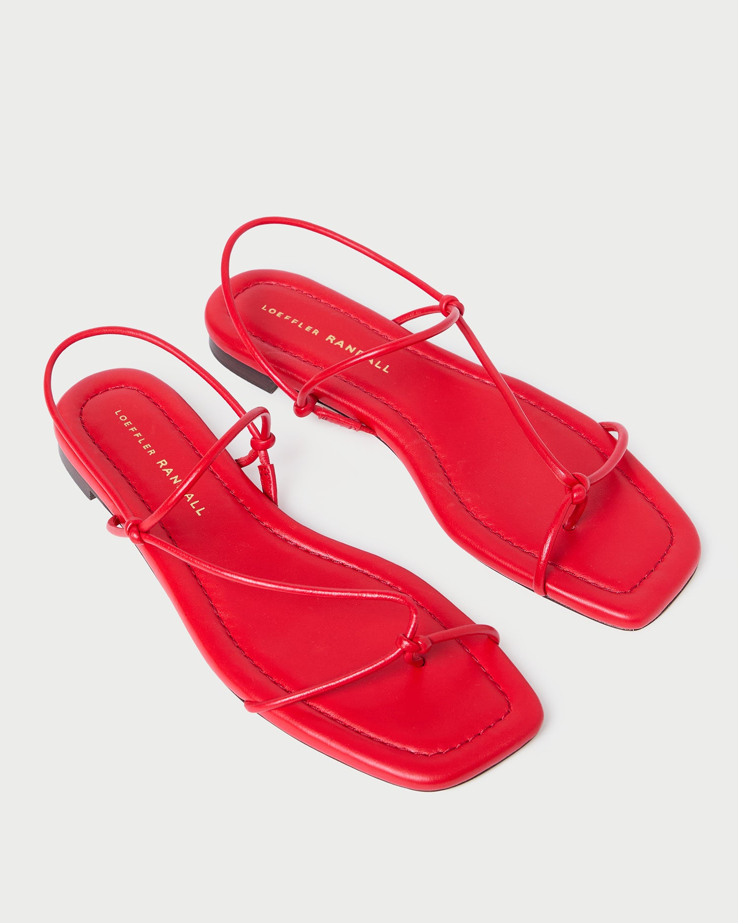 Eleanor Women's Red Strappy Sandals - Comfortable Summer Dress Sandals for Beach, Wedding & Casual Outings