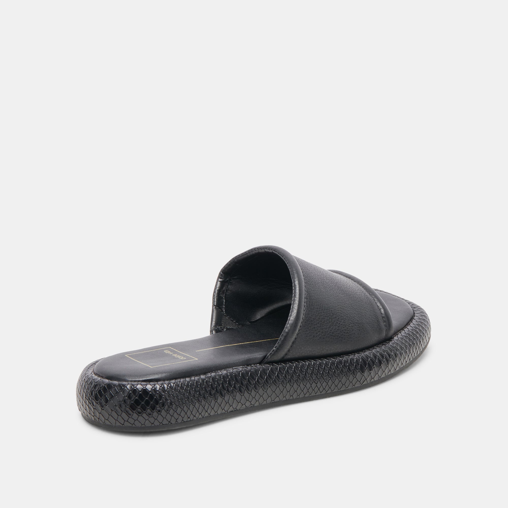 AISHA Women's Black Leather Sandals - Comfortable & Stylish for Summer, Beach, and Casual Wear