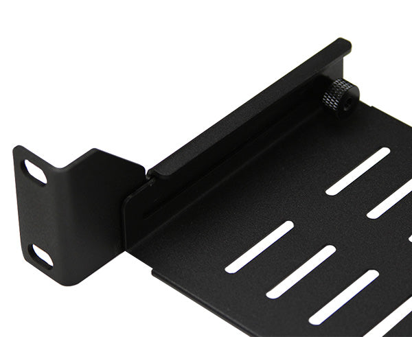 1U Adjustable LGX Fiber Patch Panel Housing - Rear Cable Support for Rack Mount | Ideal for Data Centers & Network Installations