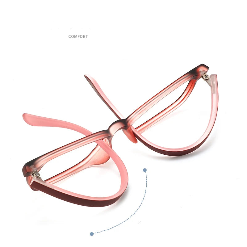 Bclear Unisex Full Rim Square Small TR90 Titanium Eyeglasses 1056 - Lightweight & Durable Glasses for Men & Women - Perfect for Reading, Working & Daily Wear