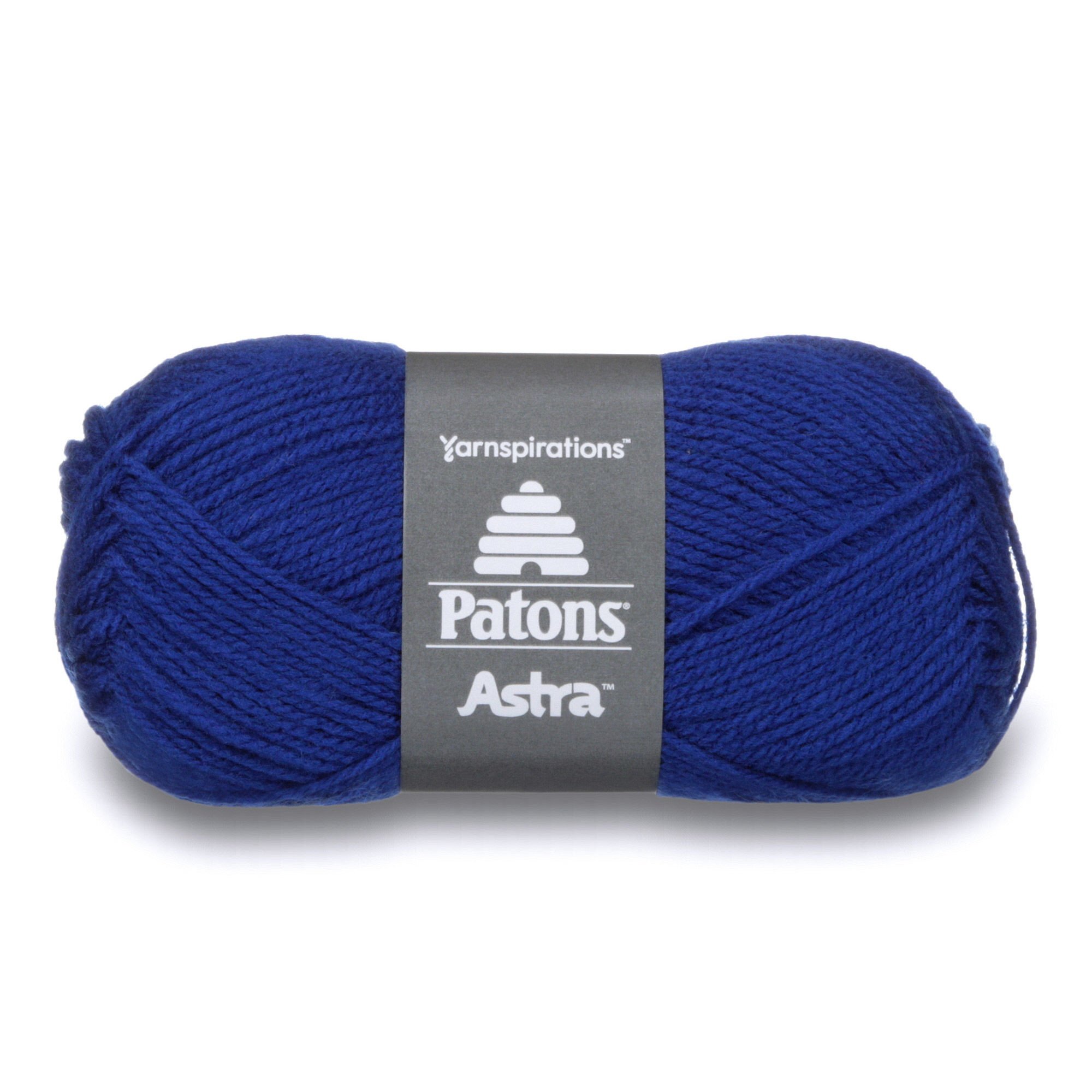 Patons ASTRA Yarn - 1.75 oz (50g) Electric Blue Acrylic Knitting & Crochet Yarn for Scarves, Hats, and DIY Crafts