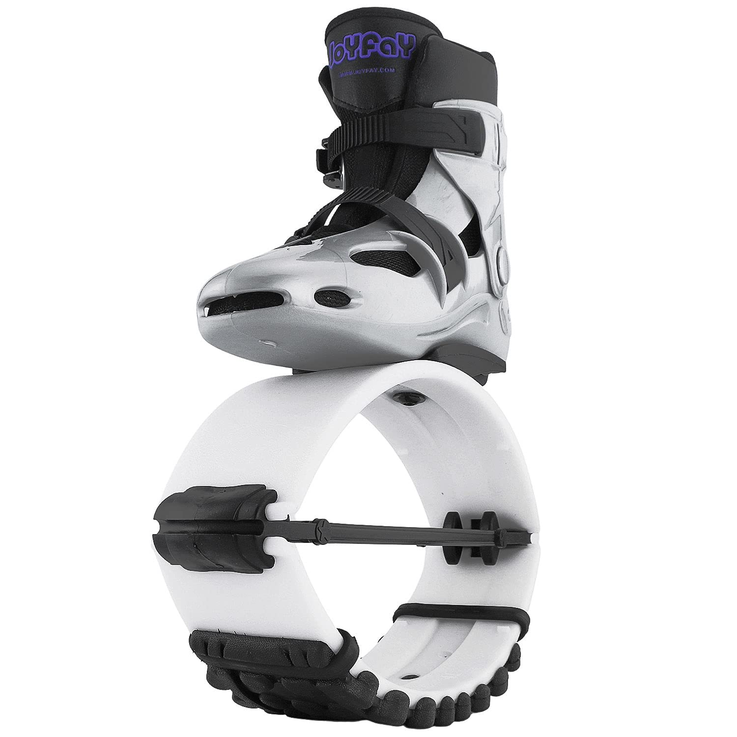 Joyfay Professional Jumping Shoes for Athletes & Heavy Duty Users - High Performance Fitness Bounce Shoes with 4 Tension Springs for Men & Women - Ideal for Cross Training, Parkour & Weight Loss Workouts