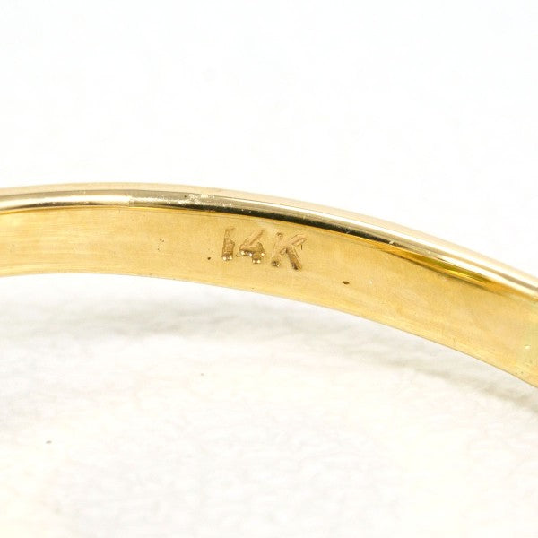 14K Yellow Gold Plated Synthetic Stone Ring for Women - Elegant Fashion Jewelry Gift for Birthday, Anniversary & Special Occasions