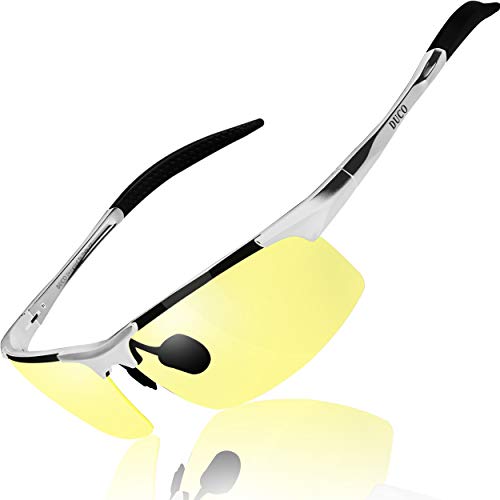 Silver Frame Yellow Lens