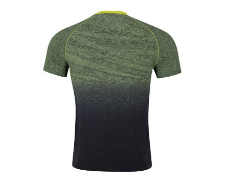 Li Ning Men's Badminton Shirt - Breathable Quick-Dry Sports T-Shirt for Badminton & Tennis - Yellow - Perfect for Training & Competition