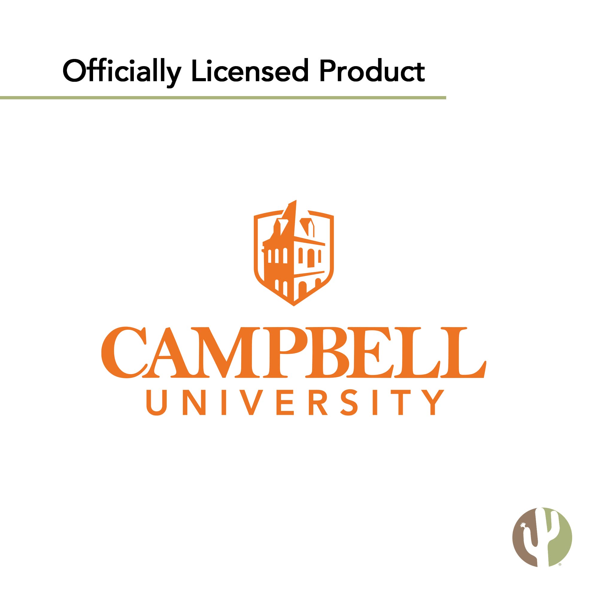 Campbell University Fighting Camels Vinyl Decal Sticker - 15 Inch CU Name Logo for Laptop, Water Bottle, Car & Scrapbook - Durable Desert Cactus Design - Perfect for School Spirit, College Pride & Fan Gear