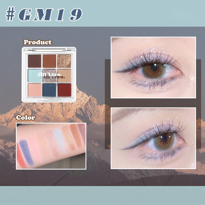 JILL LEEN Mini Eyeshadow Palette - 12 Highly Pigmented Matte & Shimmer Shades, Vegan & Cruelty-Free Makeup for Everyday Wear - Perfect for Travel, Parties, and Professional Makeup Looks