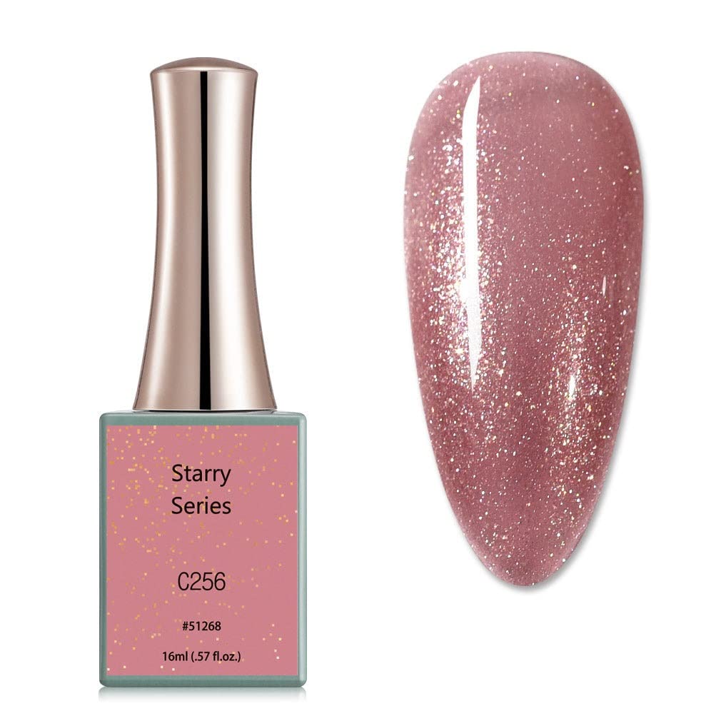 BELLE GAGA™ CANNI Gel Nail Polish Set - 16ml Soak Off LED UV Nail Polish for Manicure, Salon & DIY Home Nail Art (Color C256) - Perfect for Parties, Weddings & Everyday Wear