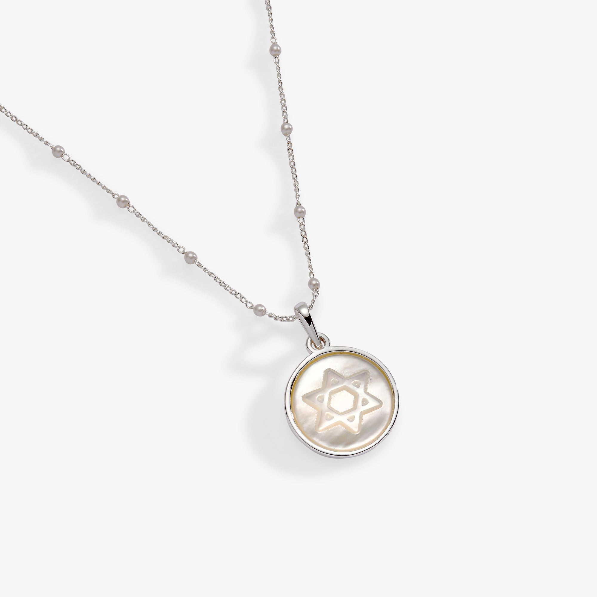 Divine Guides Star of David Pendant Necklace - 14K Gold Jewish Jewelry for Men & Women - Perfect for Hanukkah Gifts, Bar Mitzvah & Religious Occasions