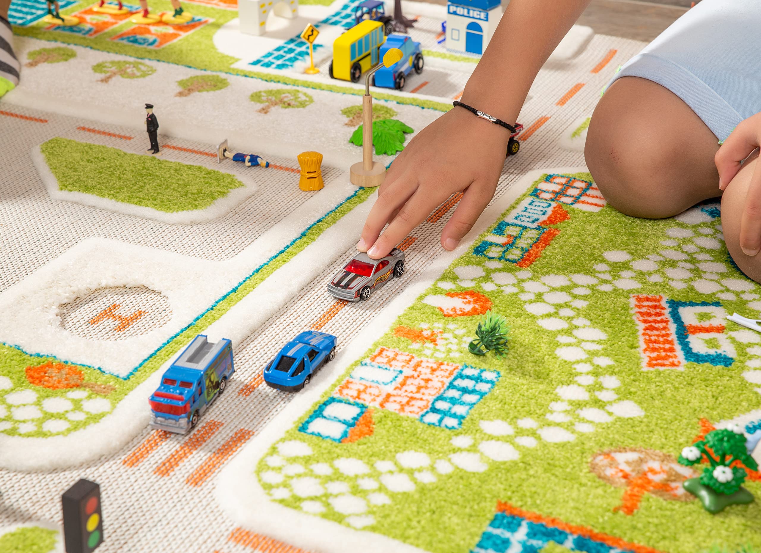 **IVI Mini City Thick 3D Kids Play Mat Rug – 71