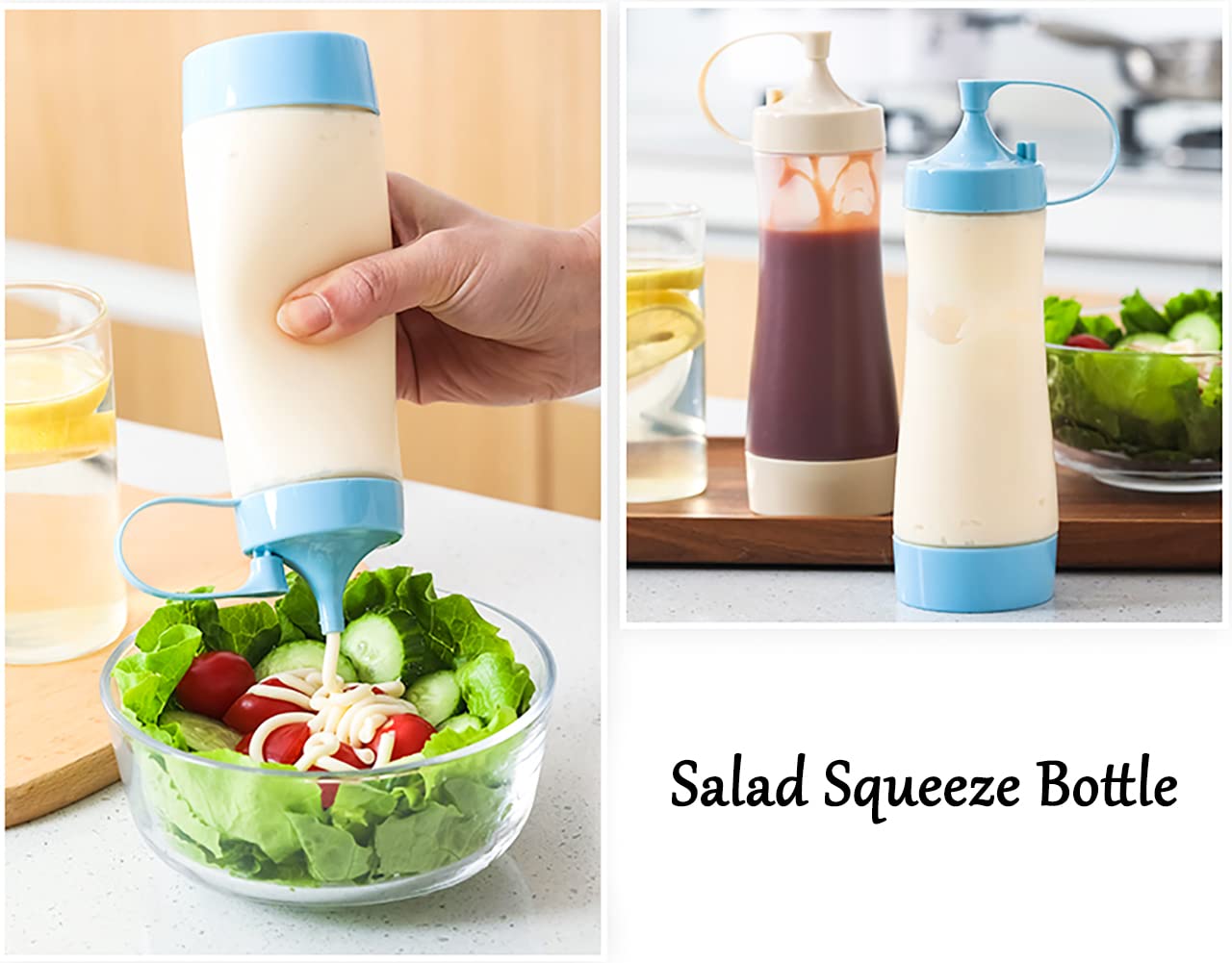 12oz Mica Gray Condiment Squeeze Bottle - Plastic Ketchup & Mustard Dispenser for Kitchen, BBQ, Picnics & Restaurants - Leak-Proof Sauce Bottle with Easy-Pour Spout