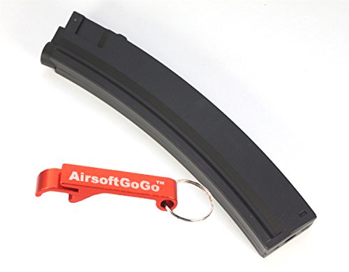 90 Rounds Airsoft MP5/MP5K Magazine for Marui Standard AEG - Includes Free Keychain | Perfect for Airsoft Battles, Training & Tactical Games