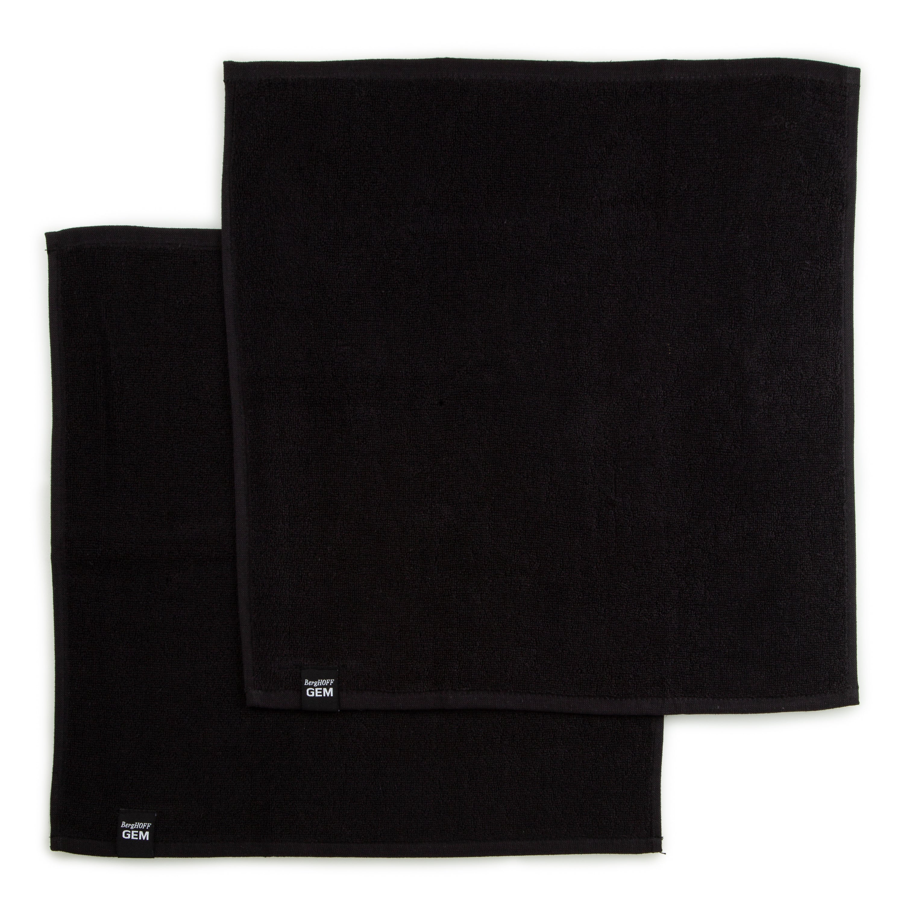 BergHOFF GEM 2-Piece Premium Kitchen Towel Set - Super Absorbent & Quick-Drying Dish Towels for Cooking, Baking & Cleaning - Perfect for Home Kitchen & Restaurant Use