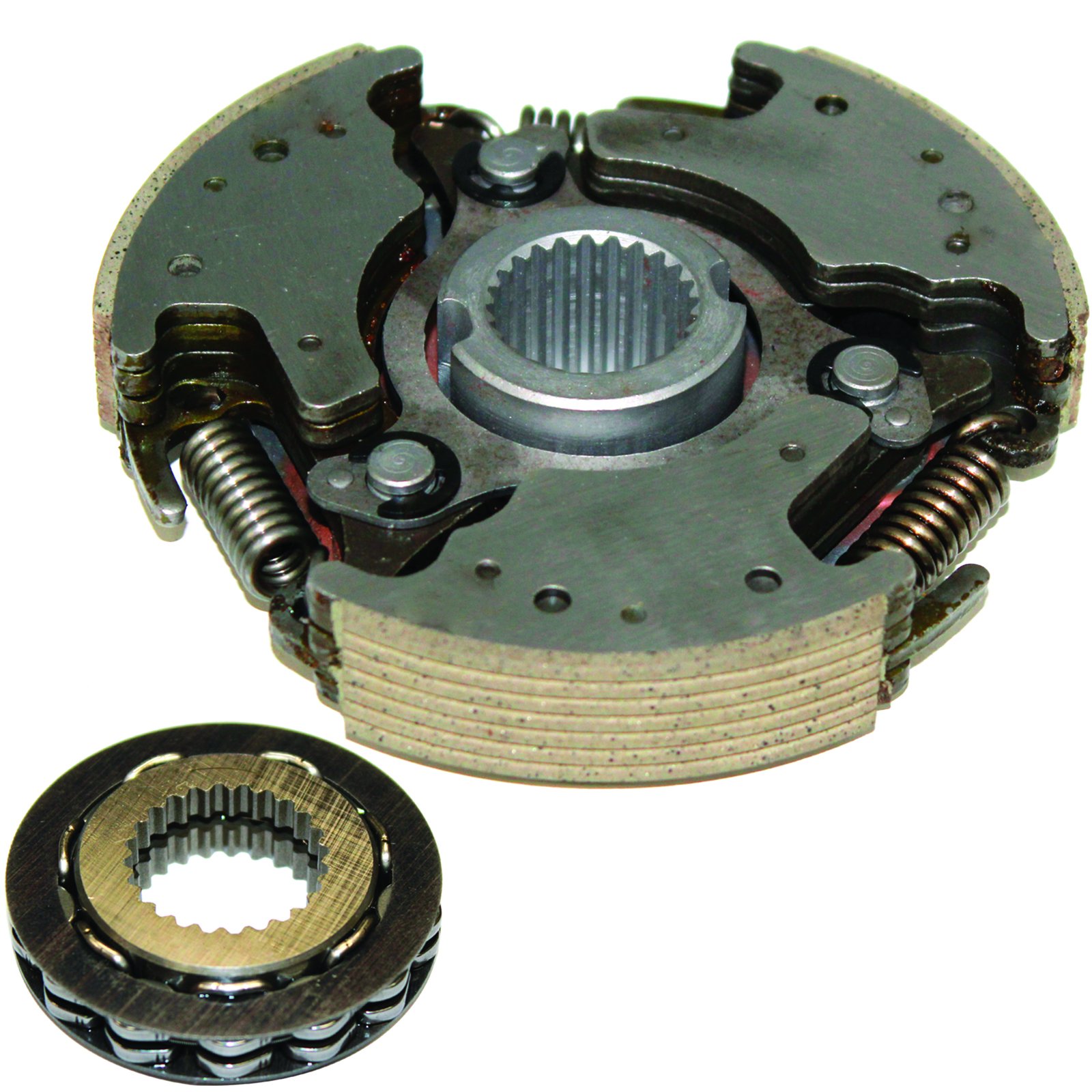 Caltric Clutch Centrifugal Carrier & Bearing Replacement for Yamaha Bear Tracker 250 YFM250X YFM-250X 2WD 1999-2004 - ATV Clutch Repair Part for Off-Road & Trail Riding