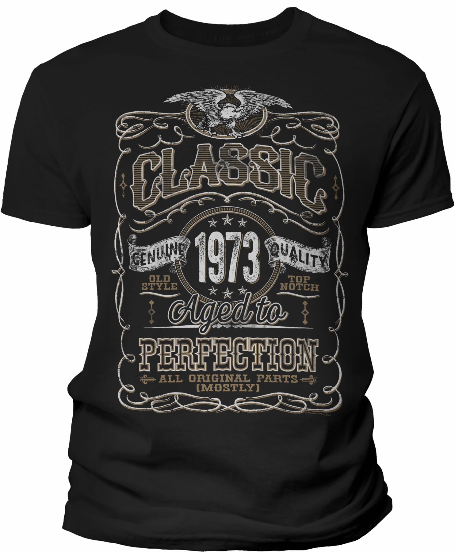 1973 Vintage 52nd Birthday Gift for Men - Classic Aged to Perfection T-Shirt - Perfect for Birthday Parties, Milestone Celebrations & Funny Gag Gifts