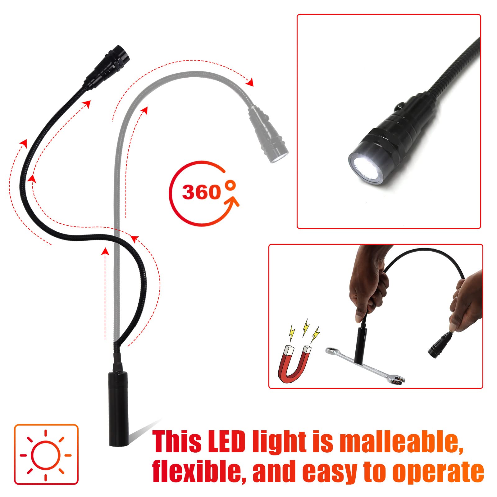 BESTOOL 40'' Heavy-Duty Mechanic Creeper with Durable Casters - Low-Profile Design & LED Work Lights for Auto Repair, Garage Maintenance & DIY Car Projects