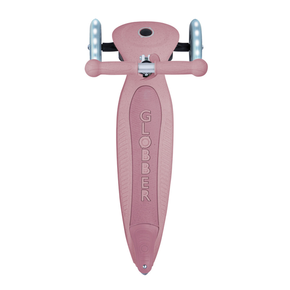 Globber Ecologic 3 Wheel Primo Foldable Aluminum Scooter for Kids - Lightweight & Adjustable Kick Scooter for Boys & Girls - Perfect for Commuting, Park Rides & Outdoor Fun