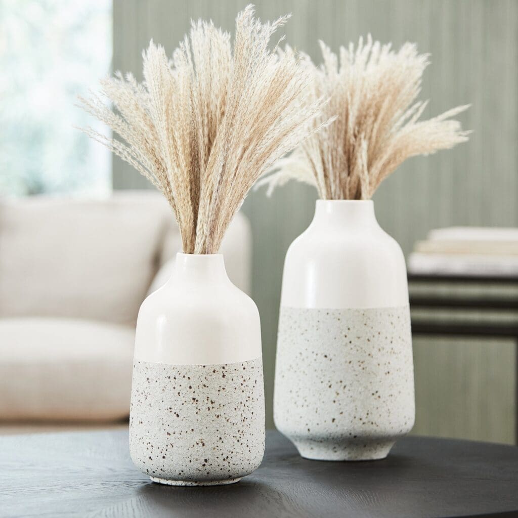 Cyan Design 11194 Summer Shore Vase - White Small Ceramic Vase for Home Decor, Wedding Centerpiece, Beach House Accent