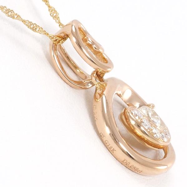 18K Pink Gold Diamond Necklace for Women - Elegant & Luxurious Jewelry Gift for Anniversary, Valentine's Day & Special Occasions