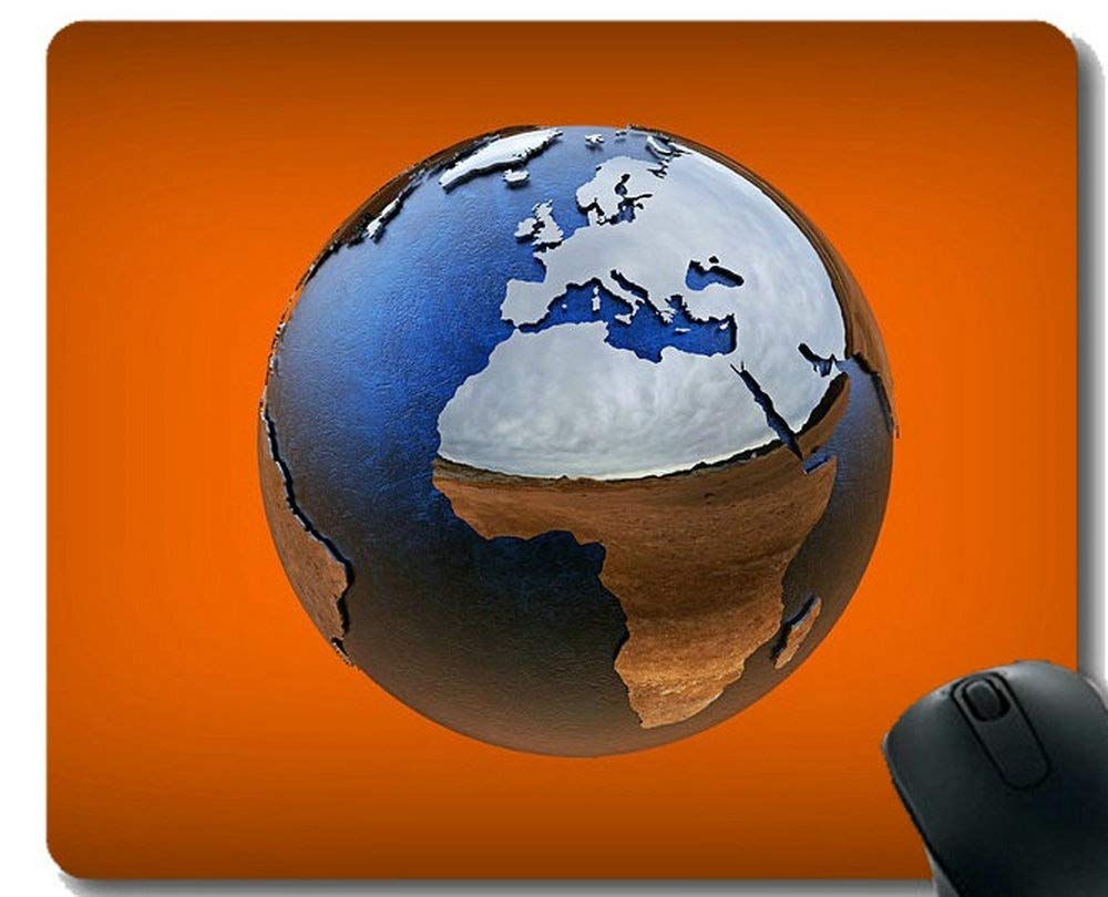 Non-Slip Rubber Gaming Mouse Pad - 3D Printed Personalized Rectangle Mouse Mat for PC, Laptop & Office Use | Perfect for Gamers & Professionals