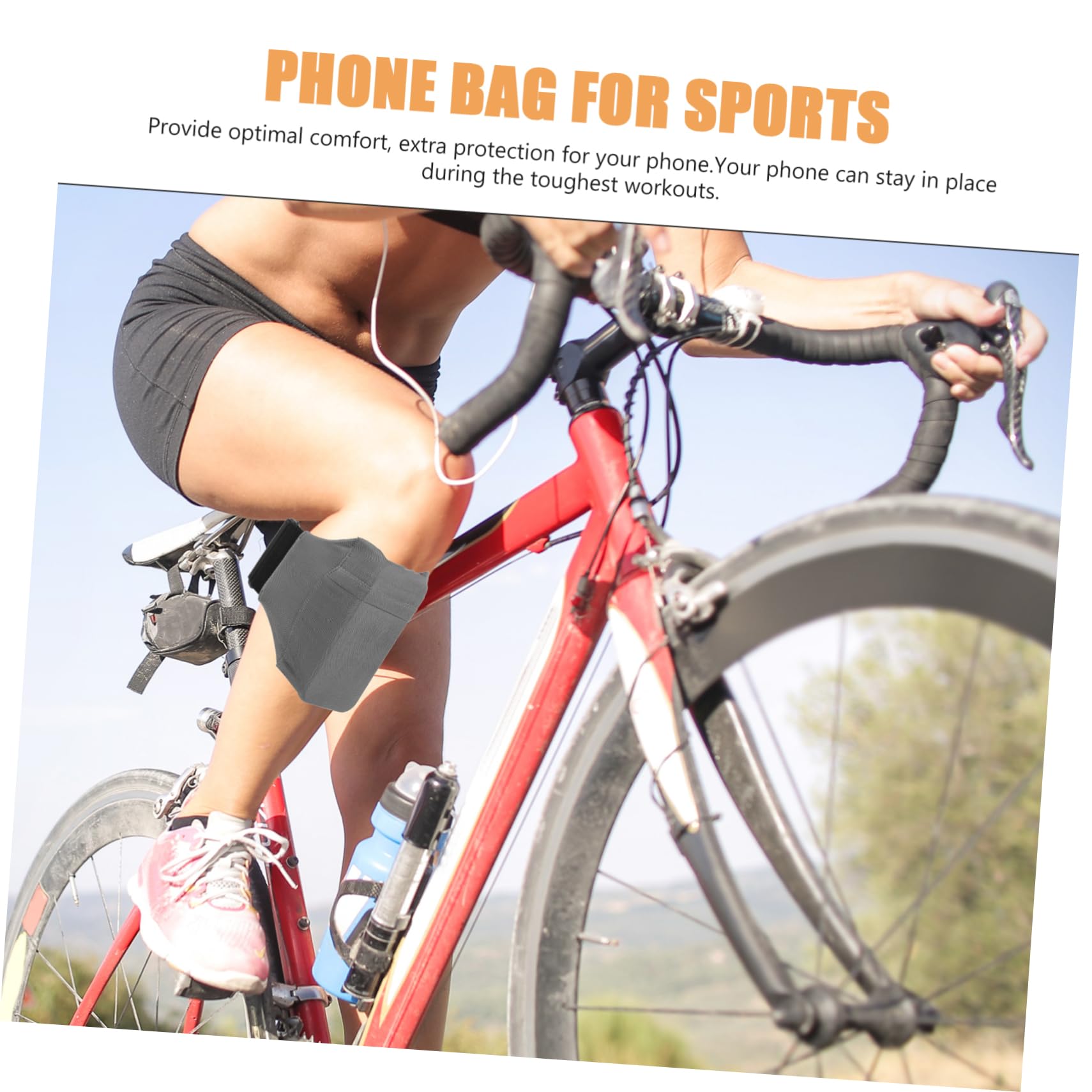Adjustable Leg Phone Holder for Running & Gym - Sports Phone Storage Bag