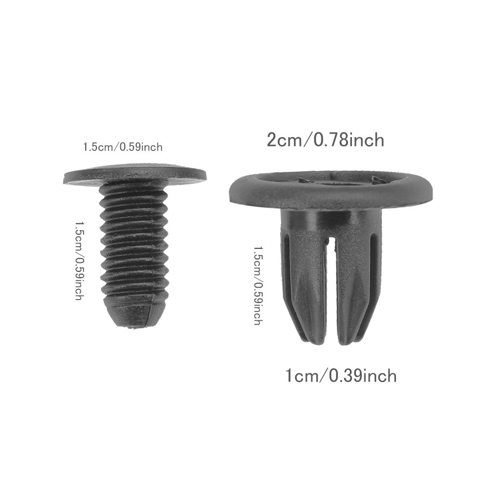 Mini Cooper Fender Liner Rivets (50 Pcs) - Car Body Panel Repair Kit