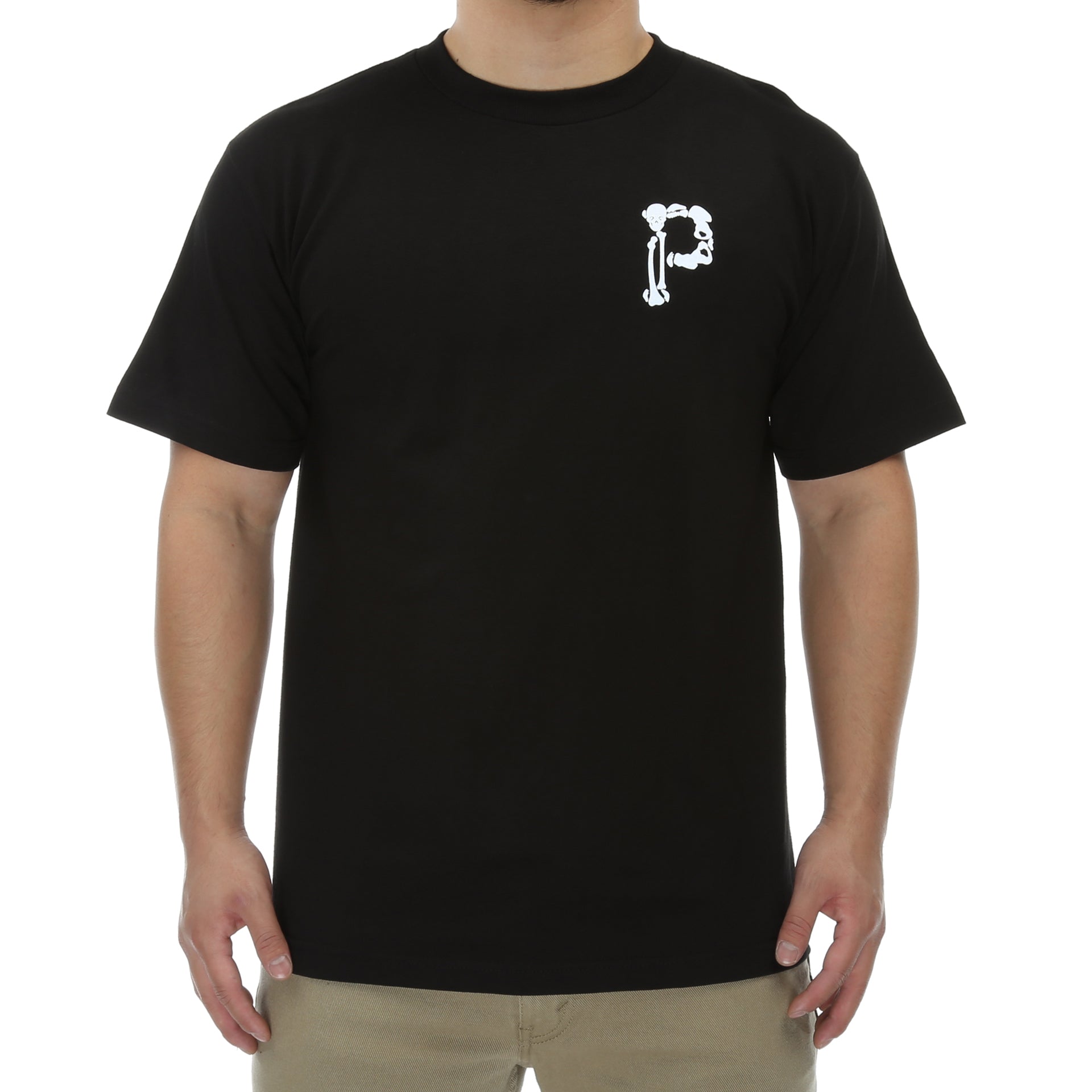 Primitive Bones Glow in The Dark T-Shirt - Black | Cool Graphic Tee for Men & Women | Perfect for Parties, Concerts & Night Events