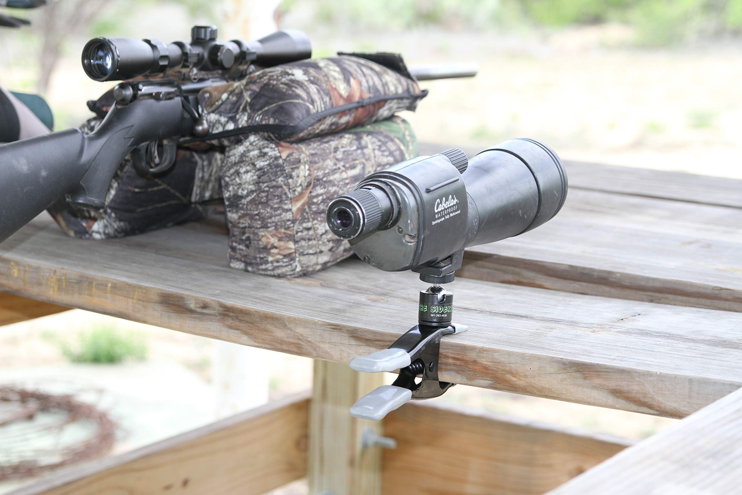 Foreverlast SK18 Sidekick Hunting & Shooting Equipment Stable Clamp - Black | Gun Rest for Rifles & Shotguns | Perfect for Hunting, Target Practice & Outdoor Shooting Ranges