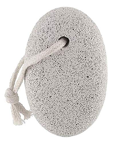 Natural Pumice Stone for Dead Skin Removal - Exfoliating Foot & Callus Scrubber - 20g White Bath Stone for Men & Women - Ideal for Shower, Pedicure & Home Spa Care