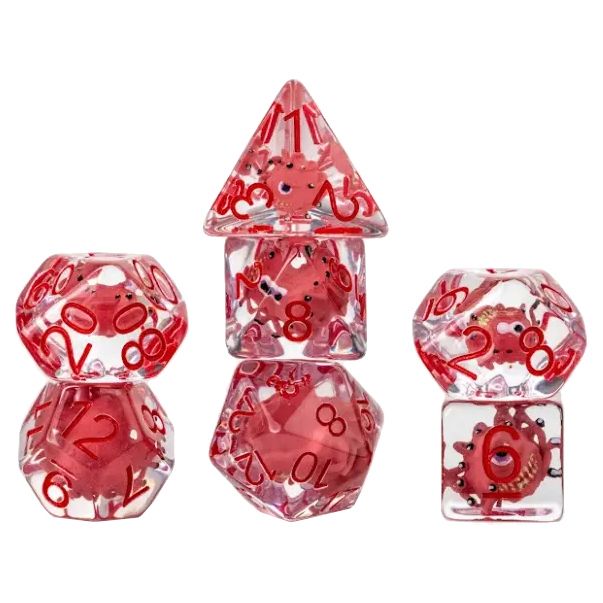 7ct D&D Beholder Dice Set for Tabletop RPG Gaming - Polyhedral Dice for Dungeons & Dragons, Pathfinder & Roleplaying Games - Perfect Gift for D&D Players & Collectors