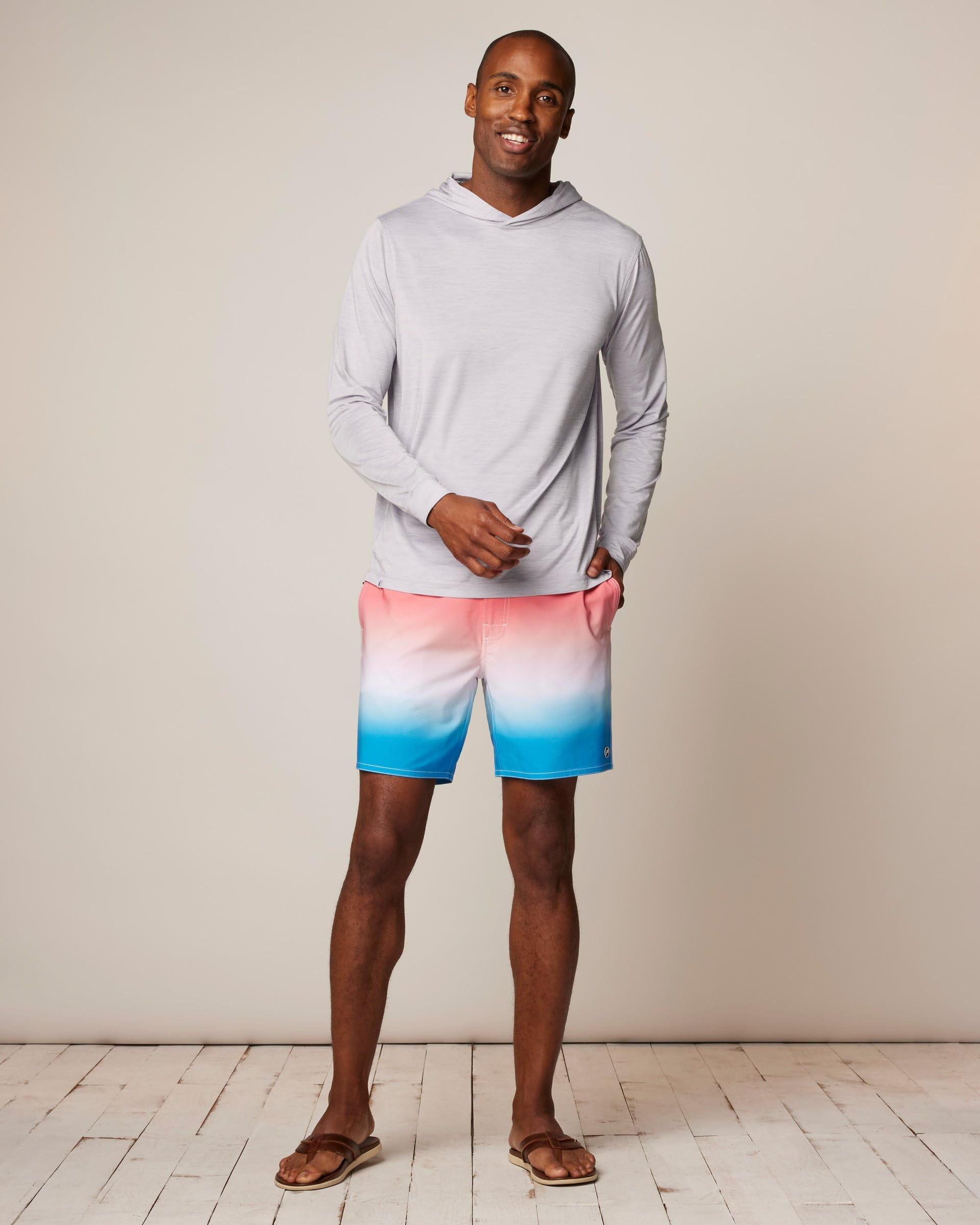 Johnnie-O Talon Featherweight Performance Hoodie for Men - Lightweight, Breathable & Moisture-Wicking - Perfect for Running, Gym & Outdoor Activities