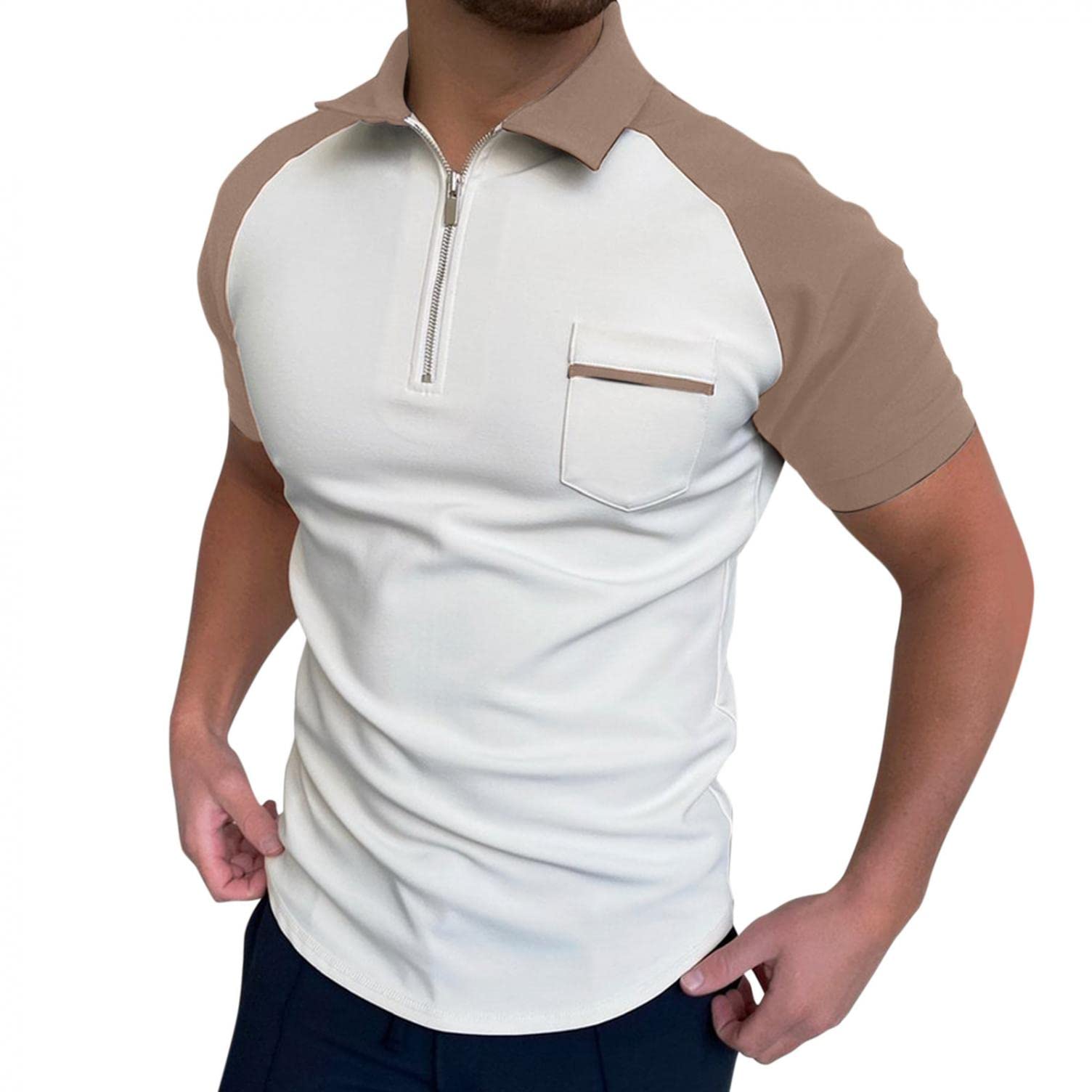 Men's Polo Shirt 3-Pack - Breathable Cotton Short Sleeve Collared Shirts for Summer | Casual & Athletic Wear | Perfect for Golf, Work, and Outdoor Activities
