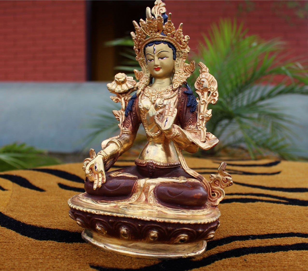 8 Inch White Tara Statue - Handmade in Nepal - Premium Quality Buddhist Statue for Home Altar, Meditation & Spiritual Decor