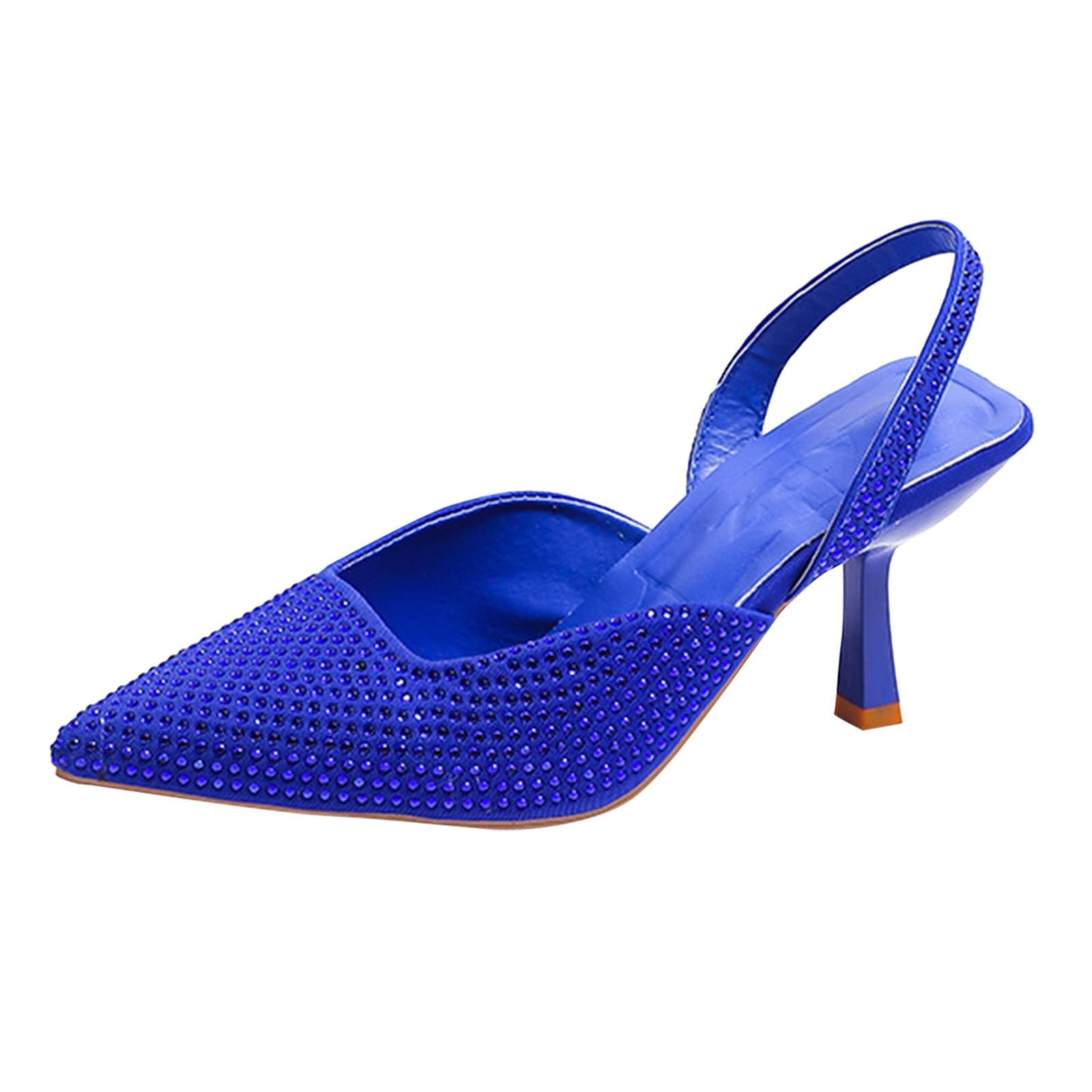 Stylish Women's Rhinestone Lace-Up High Heel Sandals - Breathable Casual Slide Shoes for Women | Perfect for Summer Outfits, Beach Parties & Date Nights