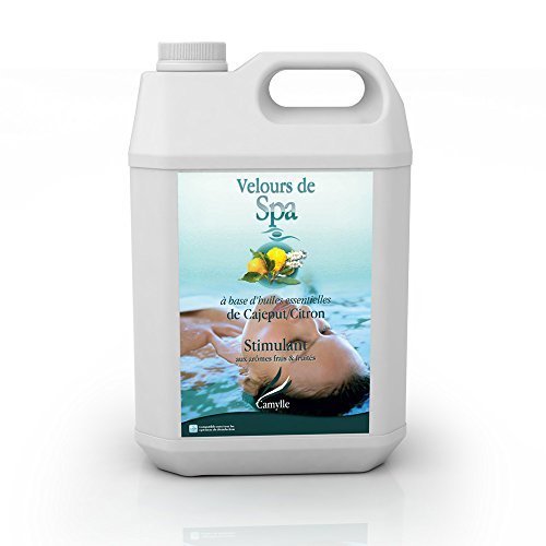 Camylle Hot Tub Fragrance Oil - 100% Pure Cajeput & Lemon Essential Oil Blend for Spa & Relaxation - Fresh Fruity Aromatherapy Scent - 5000ml - Perfect for Home Spa, Bath Therapy & Stress Relief