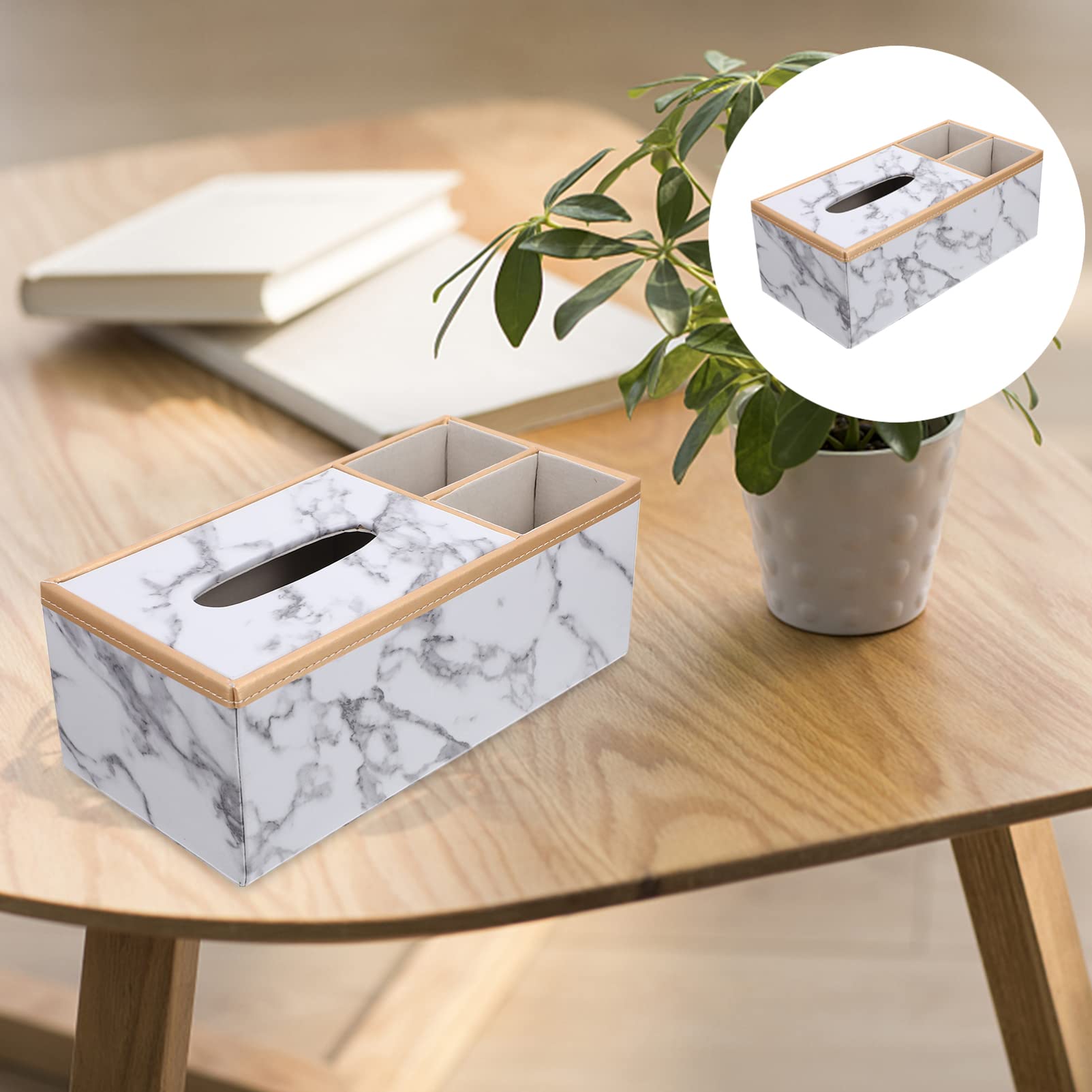 Decorative Tissue Box Holder for Living Room - Creative Napkin Storage Organizer with Lid | Home Decor Accessory for Sofa, Coffee Table & Bathroom