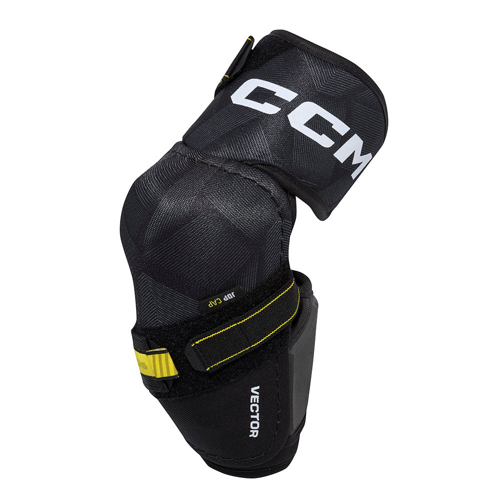 CCM Tacks Vector 2023 Junior Ice Hockey Elbow Pads - Protective Gear for Youth Hockey Players - Perfect for Practice & Games