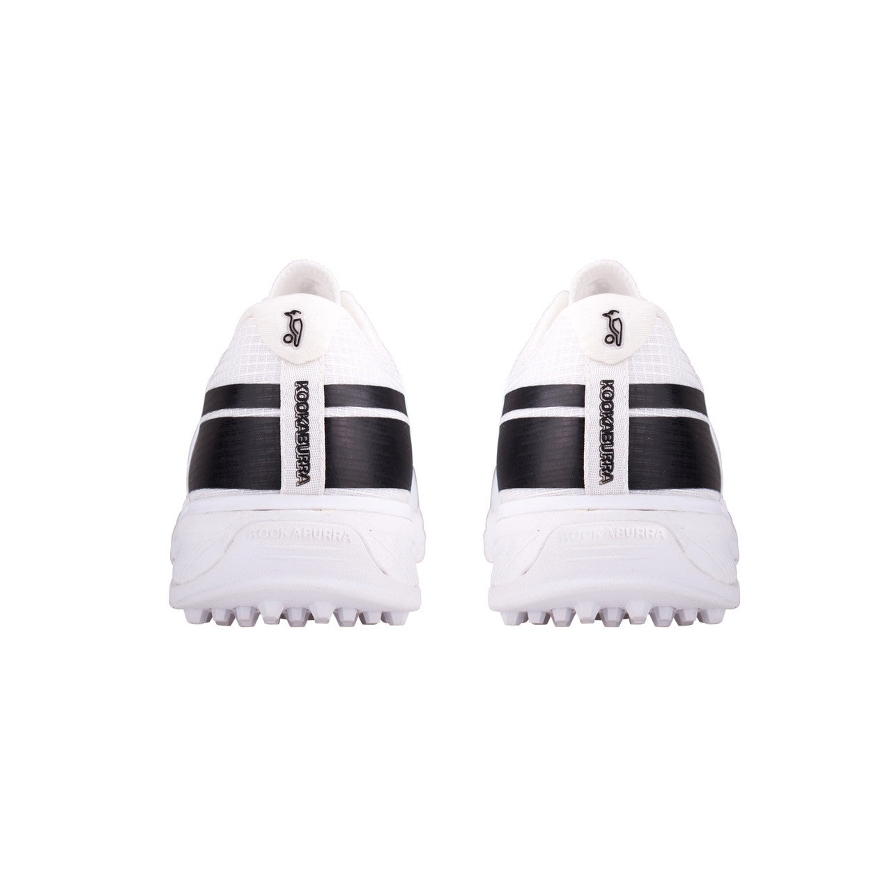 Kookaburra KC Players Rubber Shoes for Men & Women - White/Black - 2024 Edition - Perfect for Cricket, Sports & Outdoor Activities