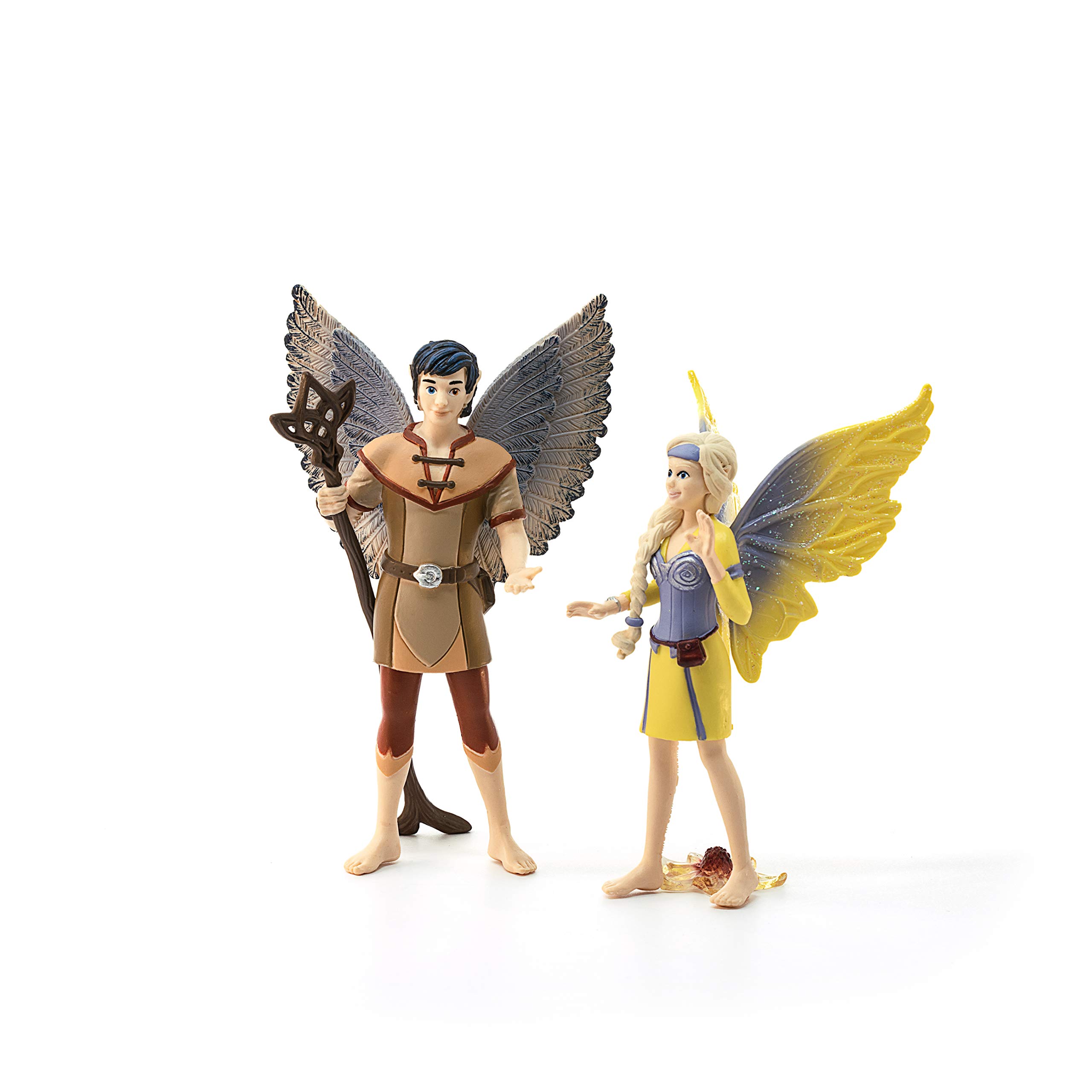 Schleich Bayala Movie Fairy Princess and The Unicorn Toy Set - Fairy Sera & Jaro Collectible Figurines for Kids Ages 5+ | Fantasy Play, Storytelling & Gift for Girls