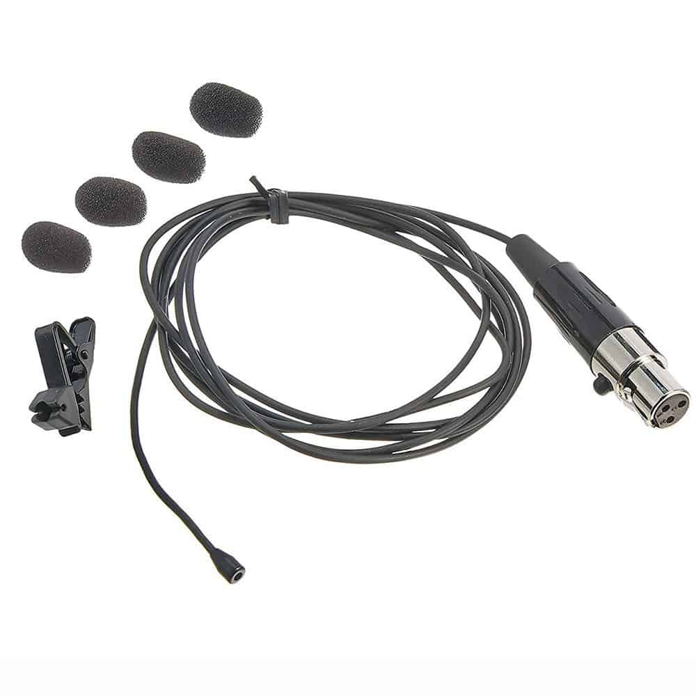Samson SWA3LM10B LM10 Lavalier Microphone with TA3F Connector - Professional Clip-On Mic for Interviews, Podcasts & Live Streaming (Overstock Sale)