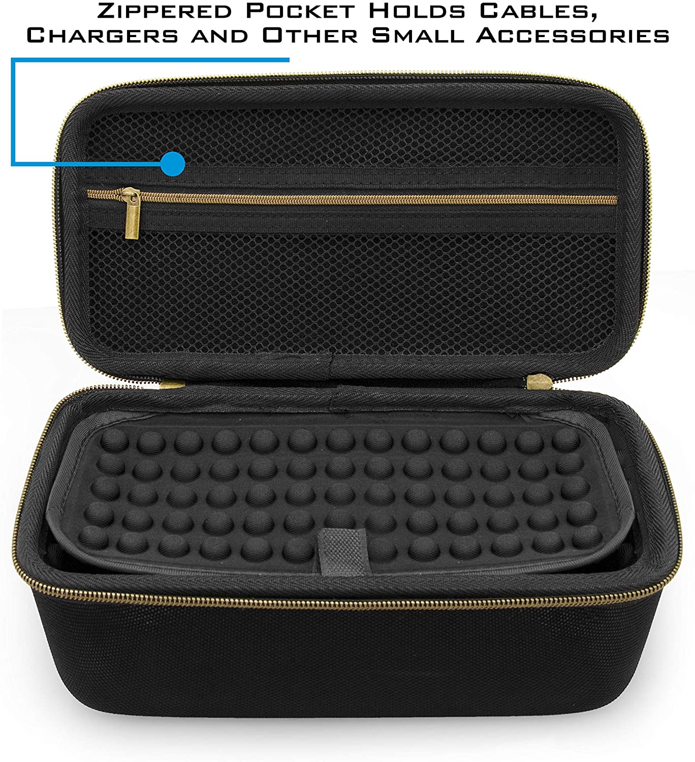 CASEMATIX Durable Hard Case for Blue Yeti Nano Microphone & USB Mics - Shockproof Protective Cover for Streaming, Podcasting & Recording Accessories - Perfect for Travel & Studio Use