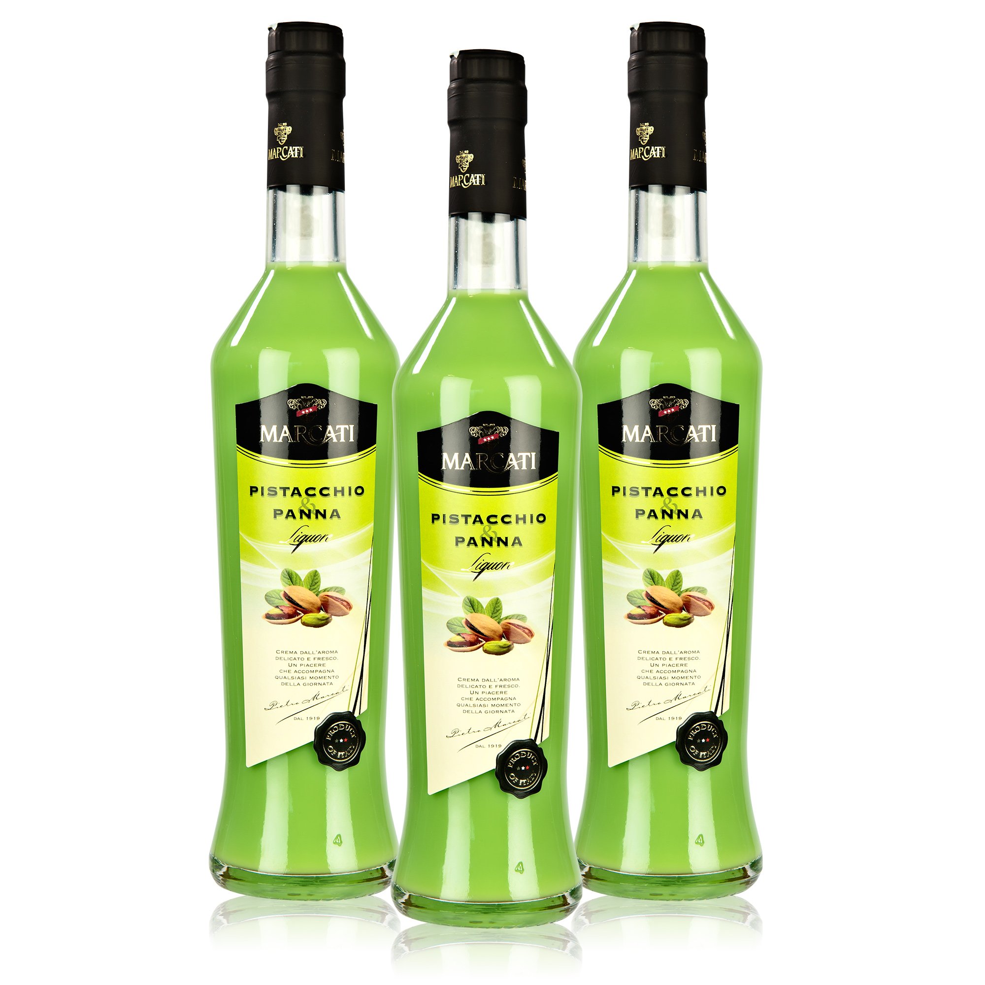 Delicious Pistachio Panna Cotta Cream Dessert - 3 Bottle Gift Set | Perfect for Italian Desserts, Baking Toppings & Gourmet Gifts
